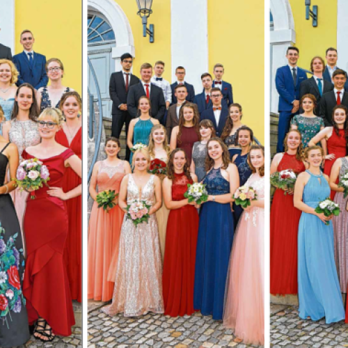 Das sind die letzten Klassenfotos der Abiturienten des Zerbster Gymnasiums Francisceum. Von links sind zu sehen: die Klassen 12/1, 12/2 und 12/3. Fotos: Foto Royal Zerbst